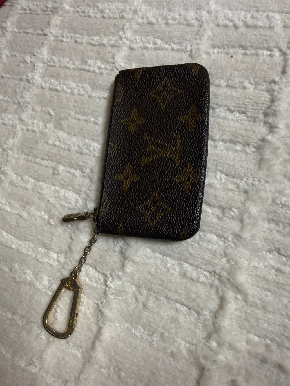 Louis Vuitton Monogram Canvas Key & Card Holder with Gold Hardware
